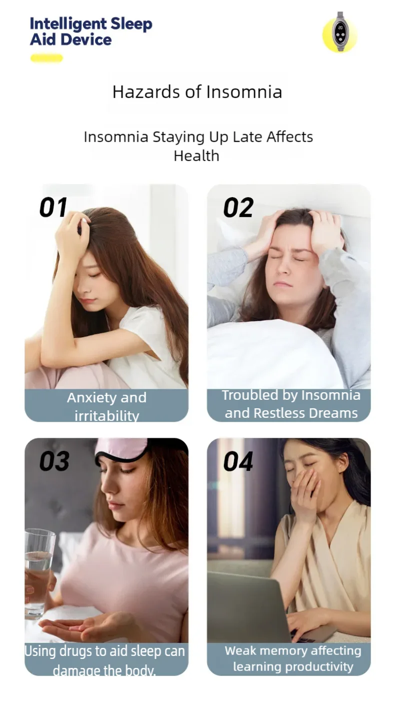 Microcurrent Sleep Aid and Anxiety Relief Device