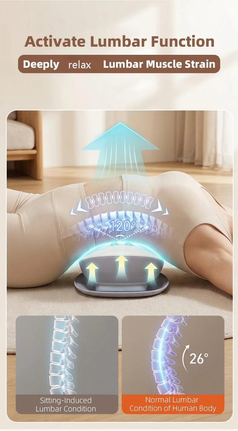 Electric Lumbar Traction and Vibration Back Massager