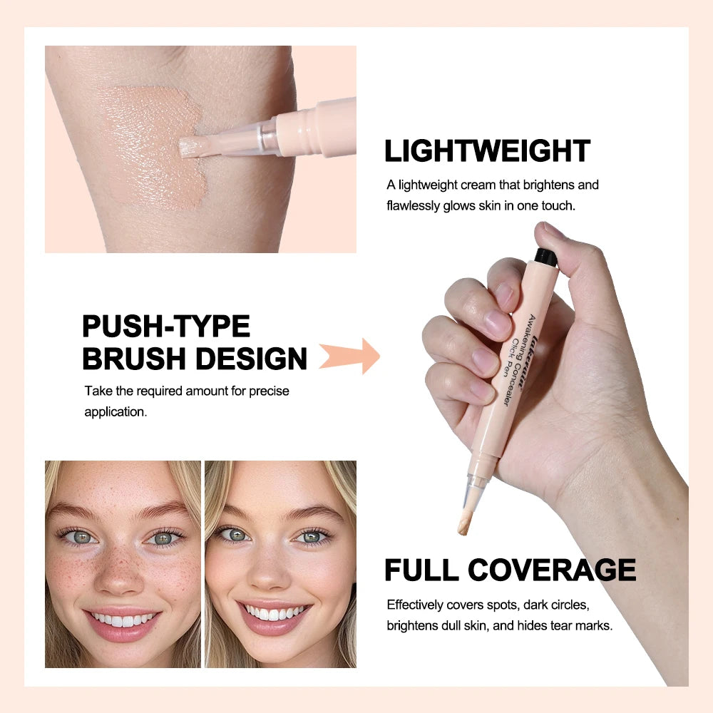 Brightening Concealer Click Pen for Face and Under-Eye