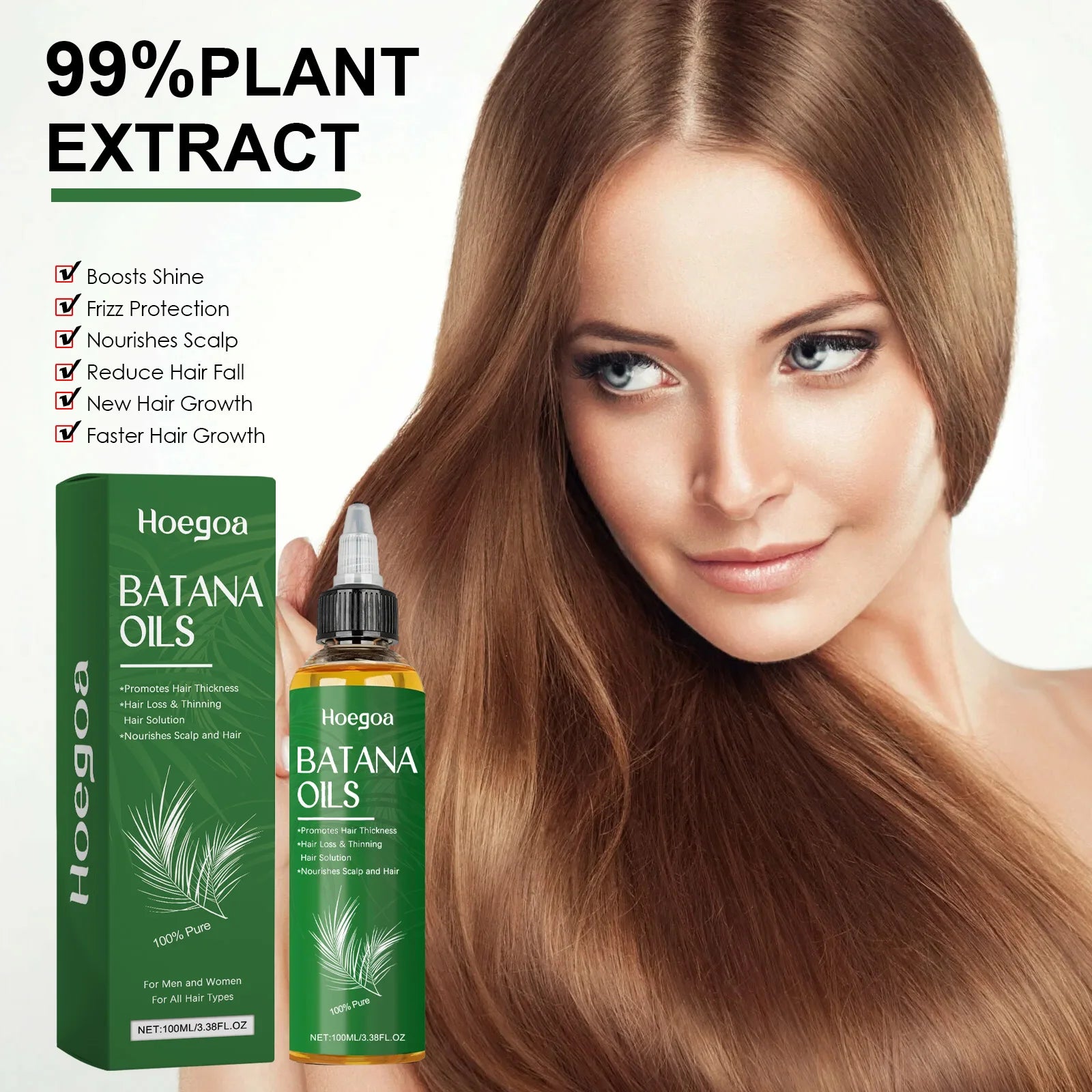 Pure Batana Oil for Hair Growth and Scalp Nourishment - 10