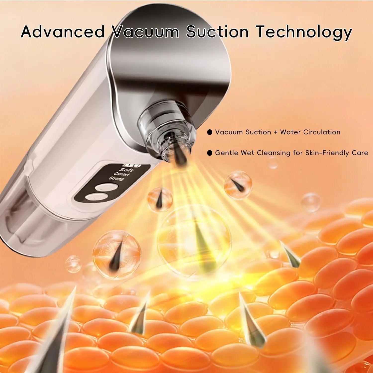 Electric Pore Vacuum and Blackhead Remover with Hydration System - 3