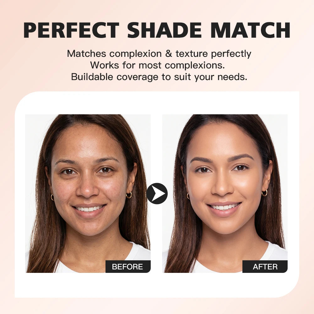 Color-Changing Liquid Foundation for Flawless Even Skin Tone