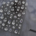3D Christmas Cartoon Nail Art Sticker Decals