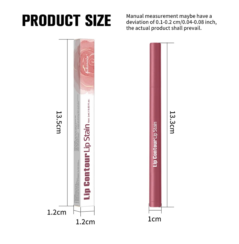 Waterproof Sculpting Ballpoint Felt Tip Lip Liner Stain