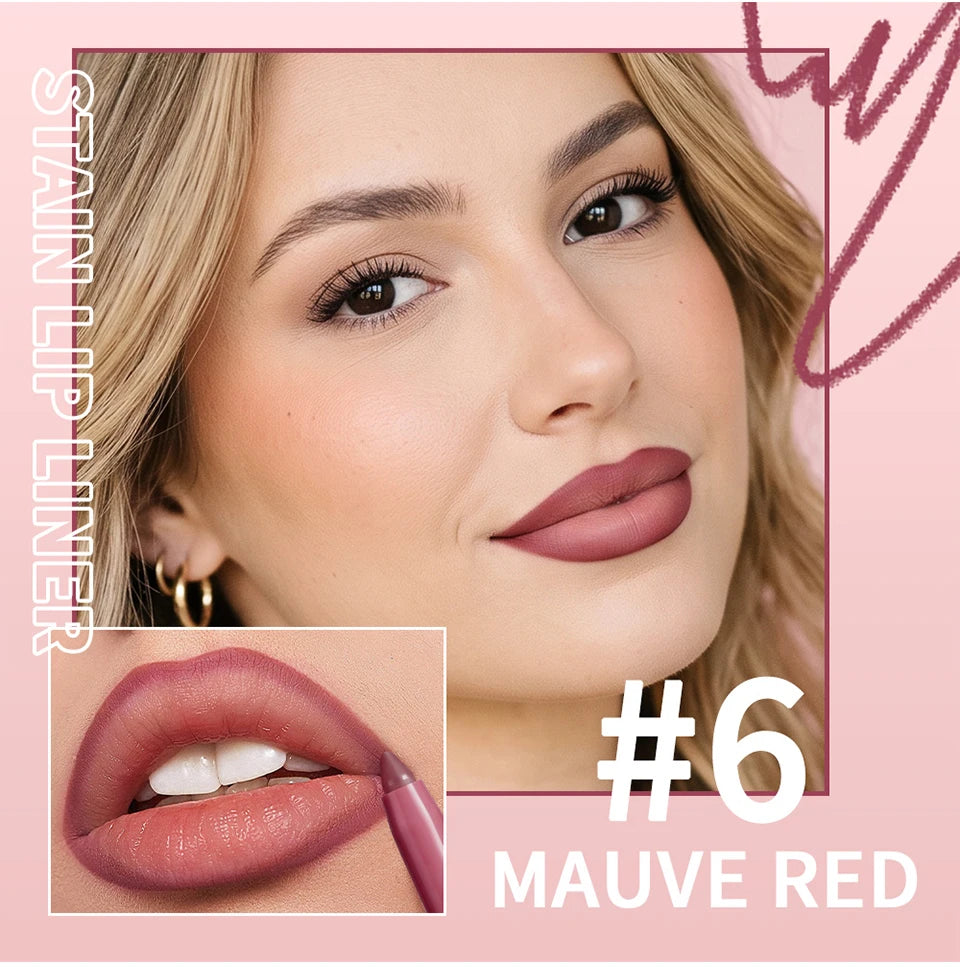 Water-Resistant Matte Lip Contour Pencil