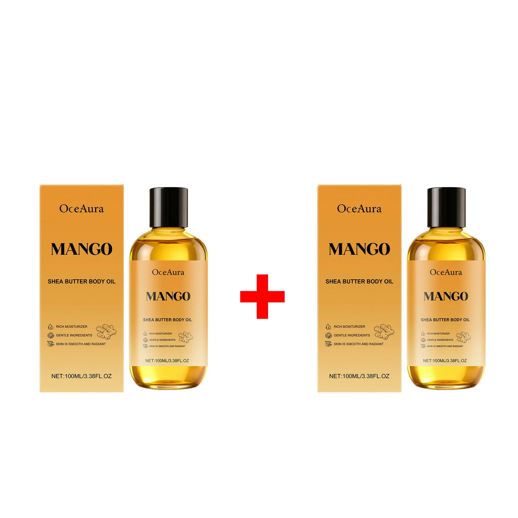 Mango Shea Butter Nourishing Body Oil for Dry Skin