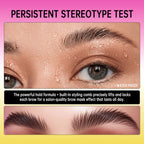 Long-Lasting Brow Lamination Styling Glue with Precision Comb