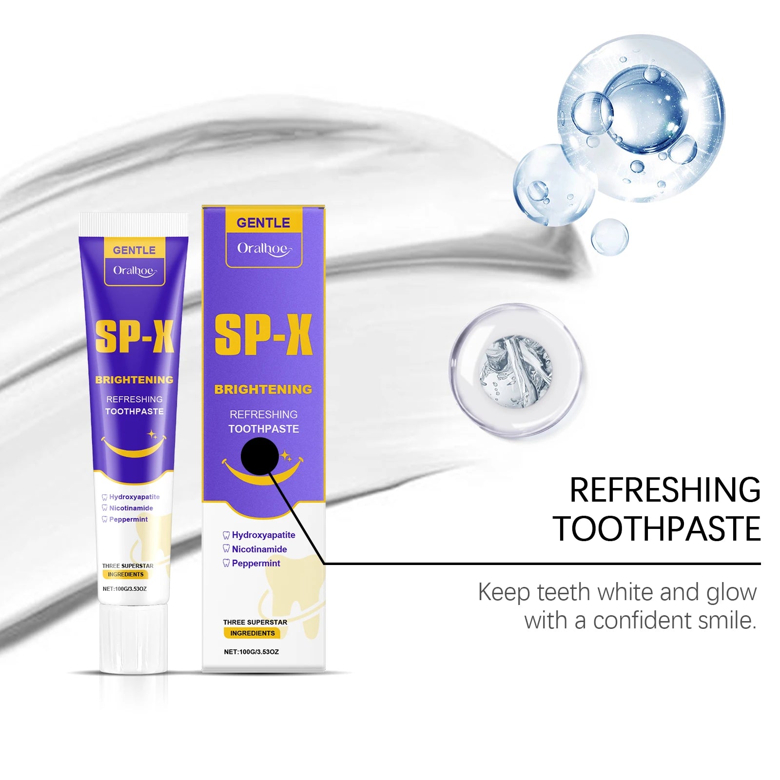 Brightening Toothpaste for Teeth Whitening and Stain Removal - 5