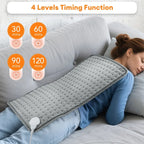 Electric Heating Pad with 9 Heat Settings and 4 Timer Levels