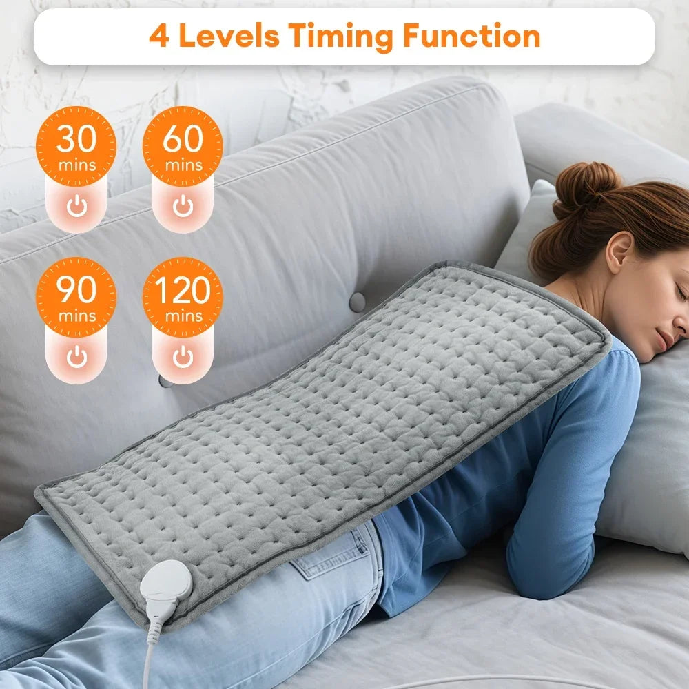 Electric Heating Pad with 9 Heat Settings and 4 Timer Levels