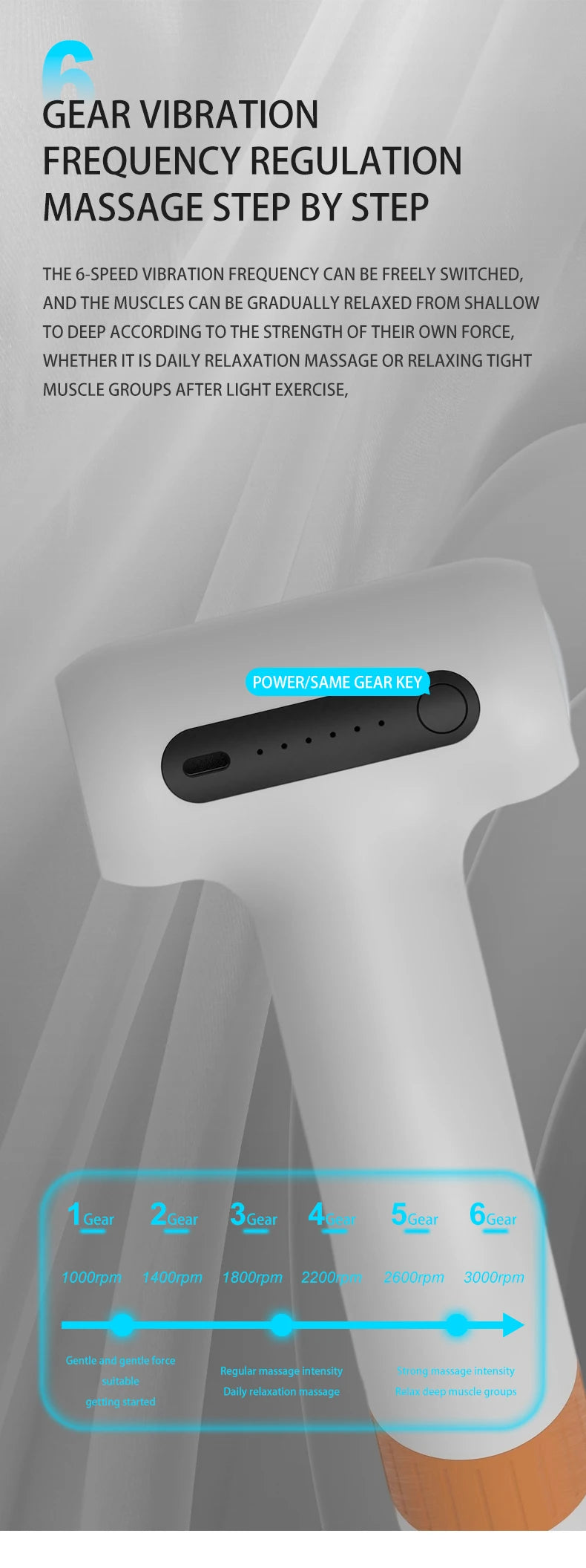 Dual-Head Percussion Massage Gun for Full Body Muscle Relief - 9