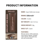 Waterproof Volumizing Eyebrow Mousse for Thick Fluffy Brows