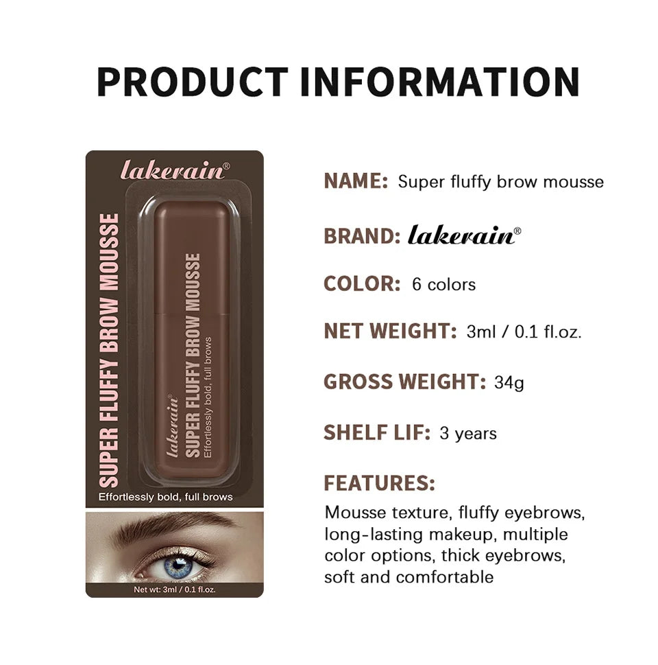 Volumizing Fluffy Brow Mousse Gel