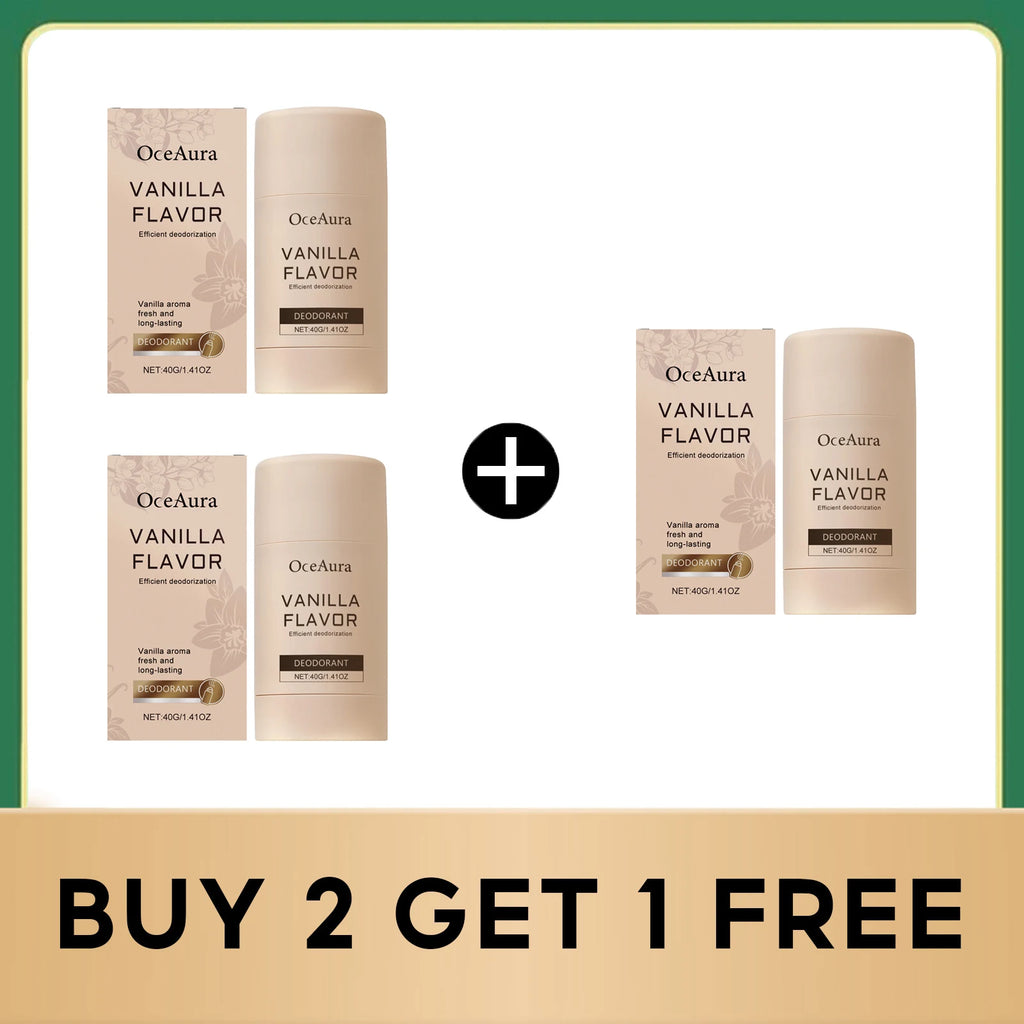 Long-Lasting Vanilla Scent Underarm Deodorant Stick