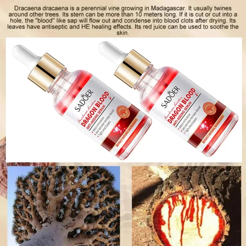 Dragon Blood Facial Serum for Anti-Aging and Skin Firming - 9