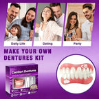 Instant Cosmetic Smile Teeth Whitening Veneers Upper and Lower Set