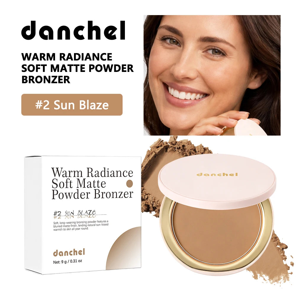 Buildable Matte Pressed Bronzer Powder for Face Contouring