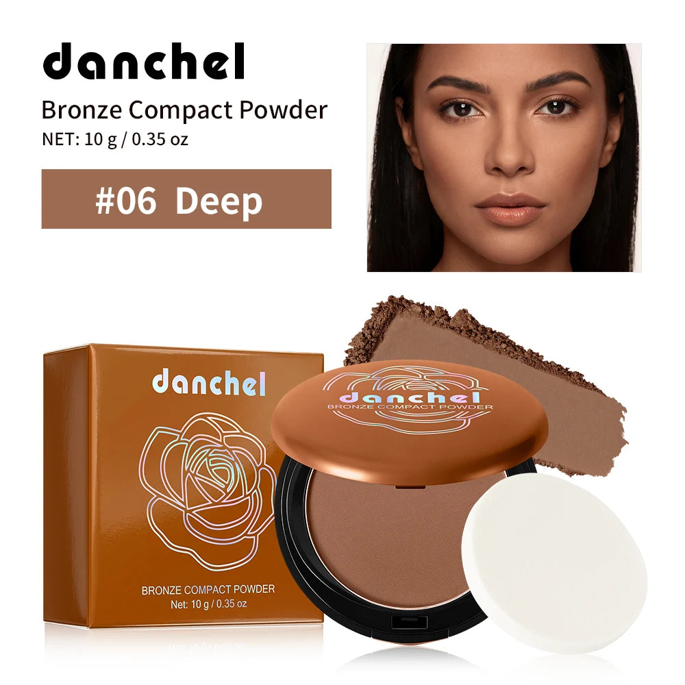 Matte Pressed Bronzer Powder for Sculpting and Face Contouring