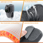 Cordless Heated Ankle Massager with Vibration Therapy