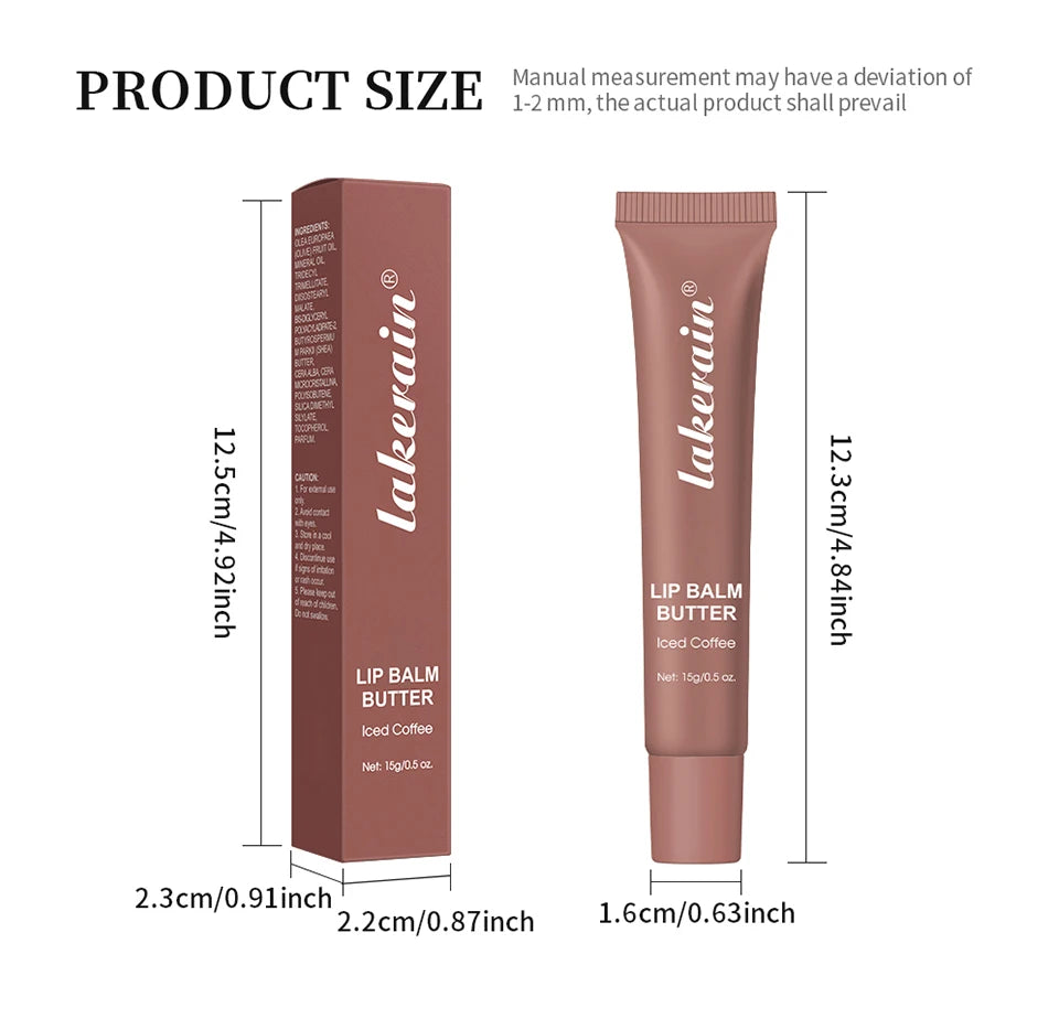 Hydrating Moisturizing Lip Butter Gloss for Cracked Lips - 15