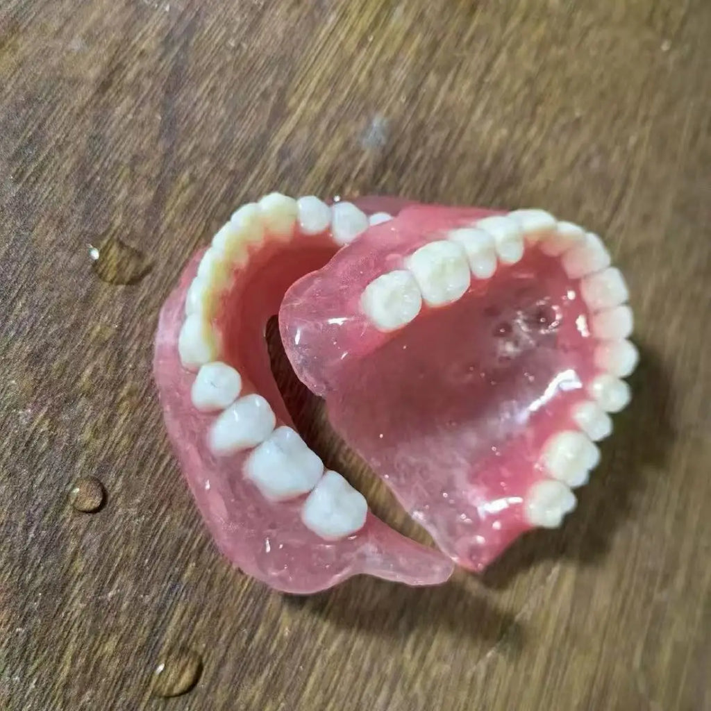 Full Arch Realistic Silicone Dentures for Natural Aesthetic Fit