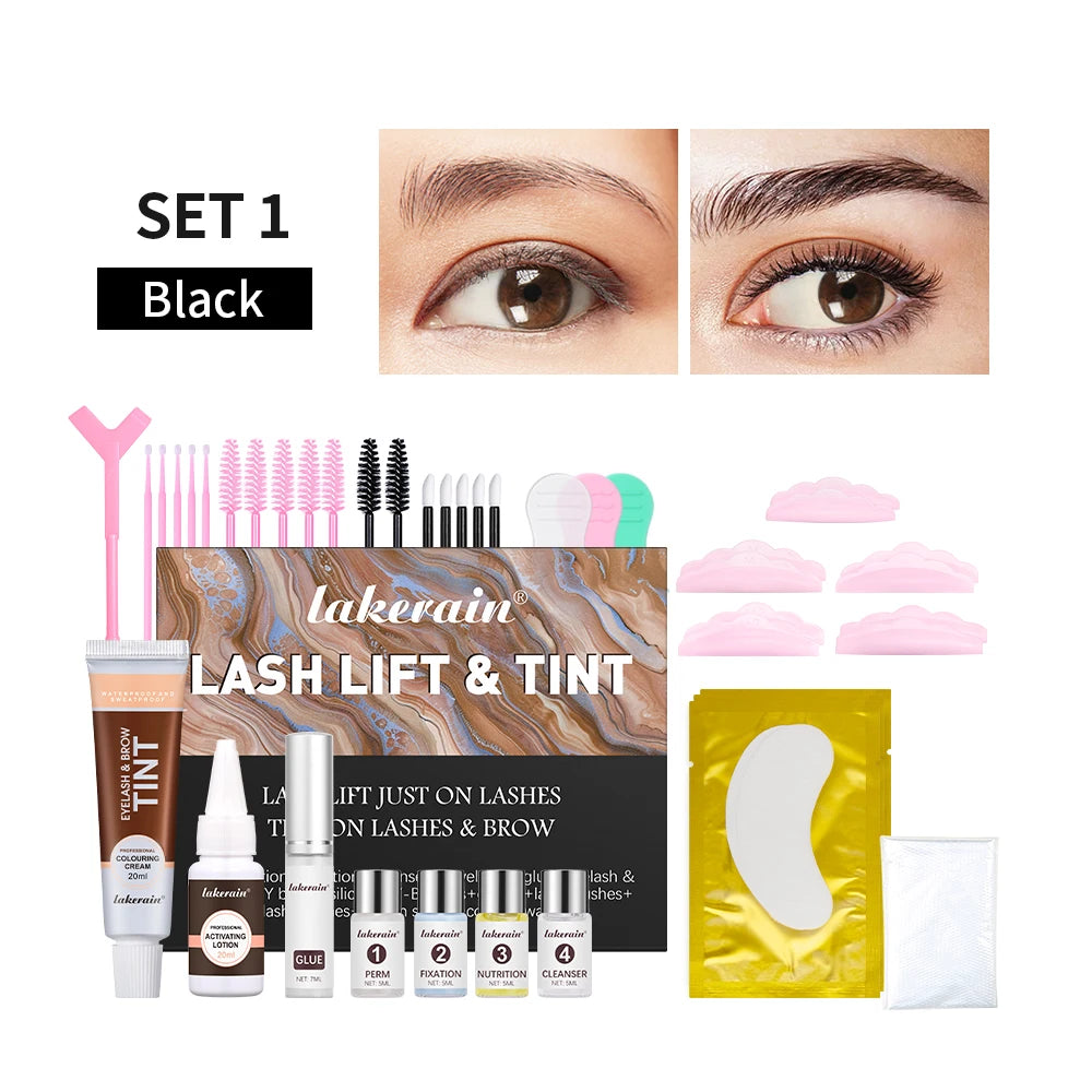 Professional Eyelash and Eyebrow Lift and Tint Kit