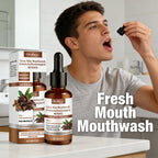 Clove Mint Mouthwash for Teeth Whitening and Bad Breath