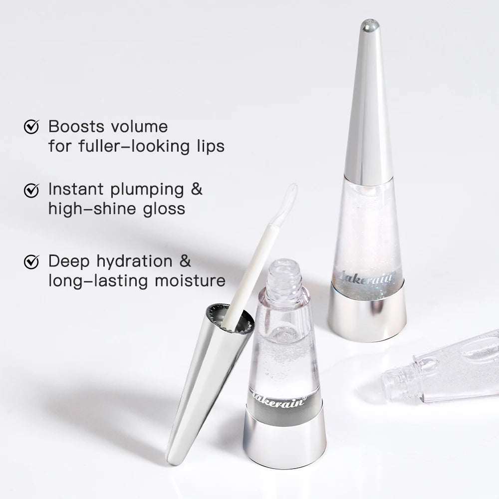 Instant Hydrating Lip Plumper Gloss for Fuller Looking Lips