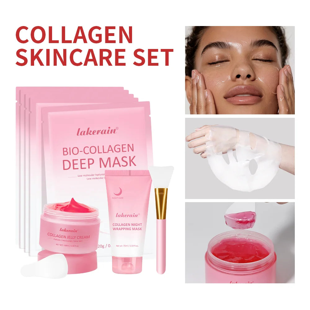 Collagen Skincare Set for Deep Nourishment and Radiant Repair