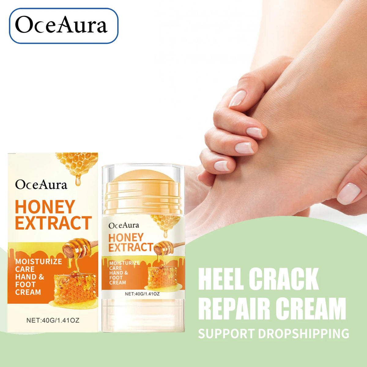 Moisturizing Healing Balm for Cracked Heels and Dry Skin