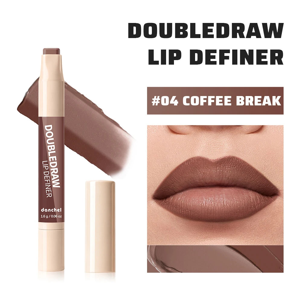 2-in-1 Dual Ended Lip Liner and Hydrating Matte Lipstick