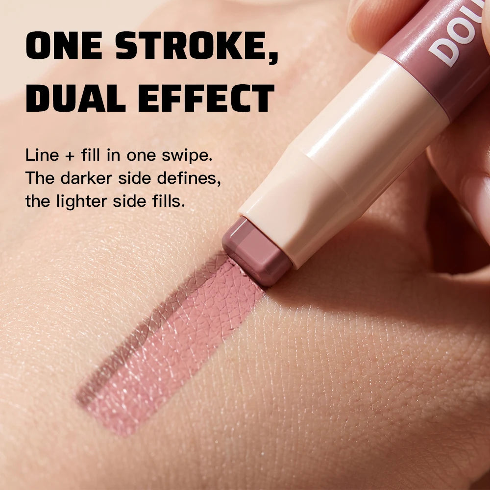 2-in-1 Dual Ended Lip Liner and Hydrating Matte Lipstick