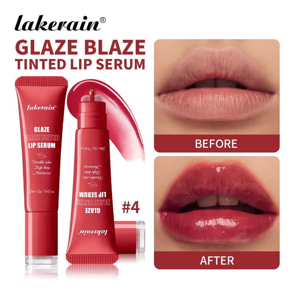 Tinted Hydrating Lip Serum for Plump Glossy Lips