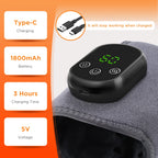 Heated Ankle Massage Wrap with Vibration for Pain Relief