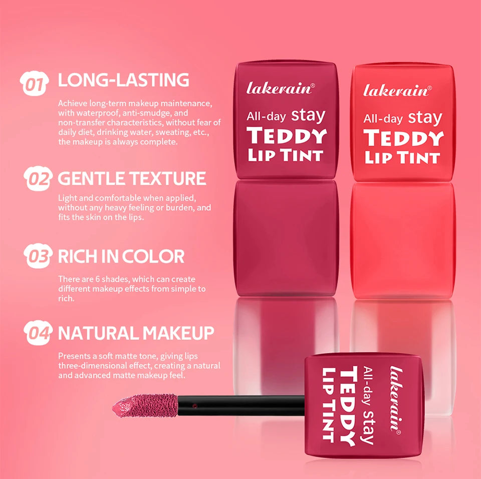Waterproof Long-Lasting Matte Lip Tint - 9