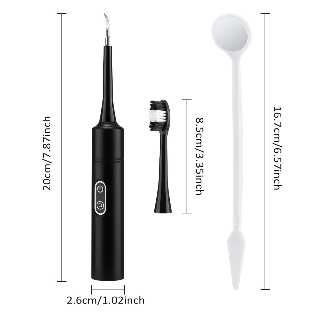 Electric Sonic Teeth Cleaner and Plaque Remover - 14