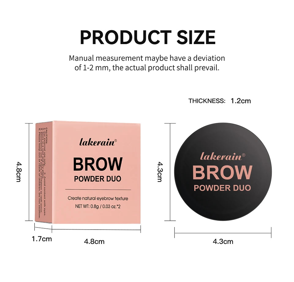 Dual-Tone Eyebrow Powder and Contour Palette