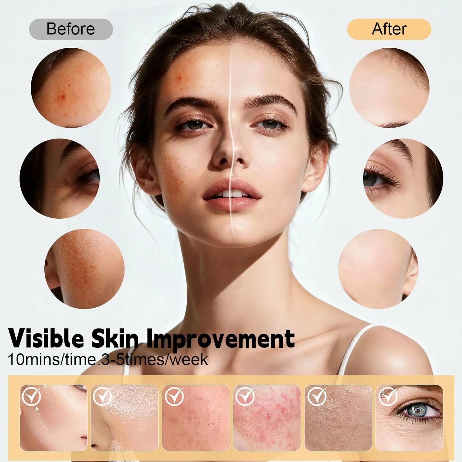 7-Color LED Silicone Facial Mask for Skin Rejuvenation - 3