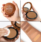 Matte Pressed Bronzer Powder for Sculpting and Face Contouring