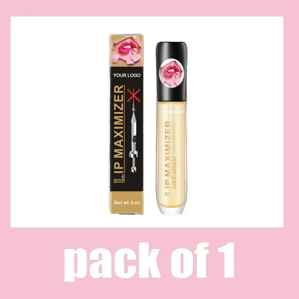 Instant Volumizing Lip Plumper Serum for Fuller Hydrated Lips
