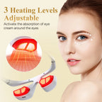 3D Red Light Therapy Eye Massager for Fatigue and Dark Circles