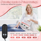 USB Heated Cat Plush Pillow with Adjustable Heat and Timer