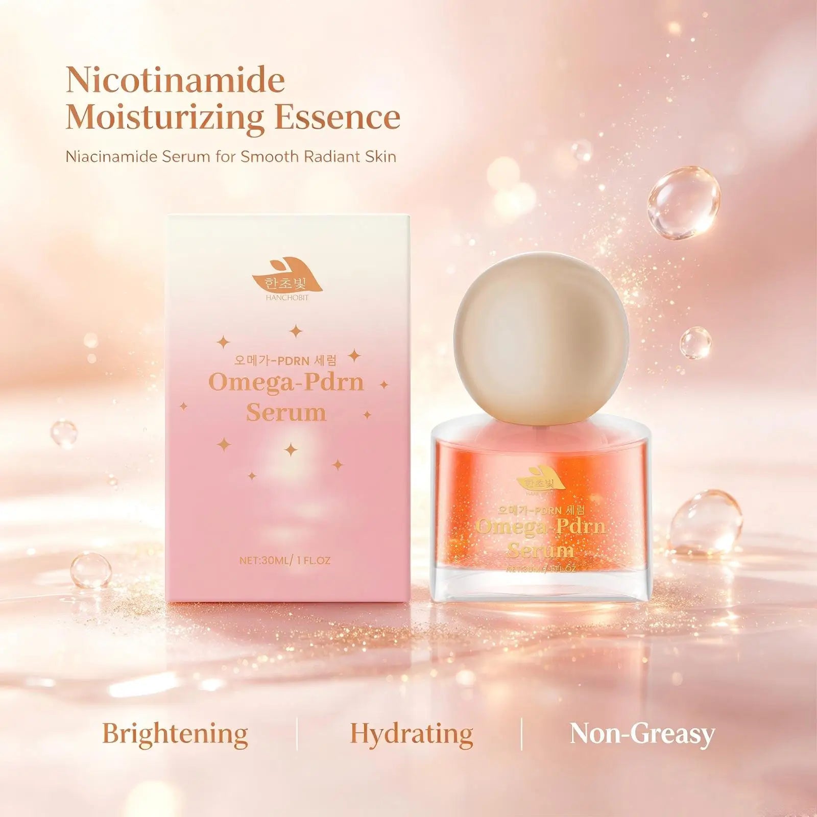 Niacinamide Hydrating Face Serum for Brightening and Skin Repair - 2