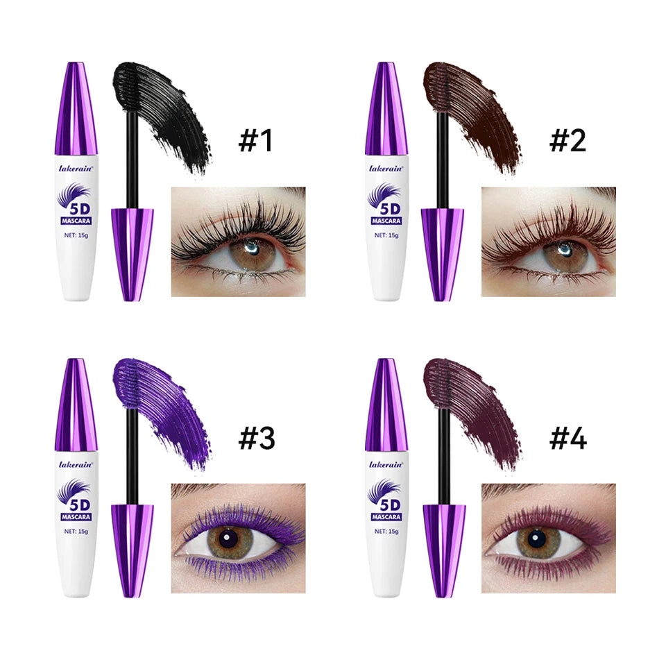 Waterproof 5D Lengthening and Volumizing Lash Mascara