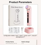 3-in-1 LED Photon Eye Facial Massager for Puffiness and Dark Circles
