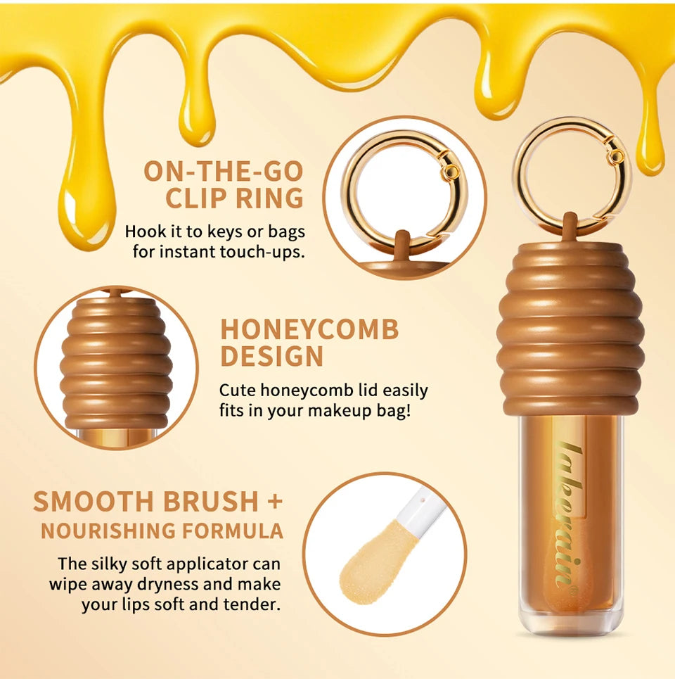 Honey and Chocolate Moisturizing Lip Gloss Set