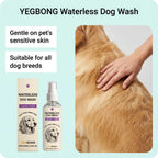Waterless Dog Shampoo Spray for Fresh Coat and Odor Removal