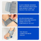 Adjustable Bunion Corrector and Toe Straightener for Foot Alignment