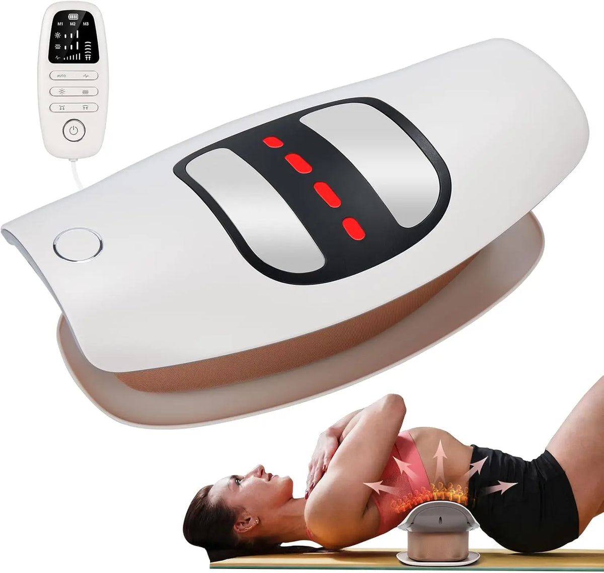 Electric Lumbar Traction Device with Vibration and Airbag Massage