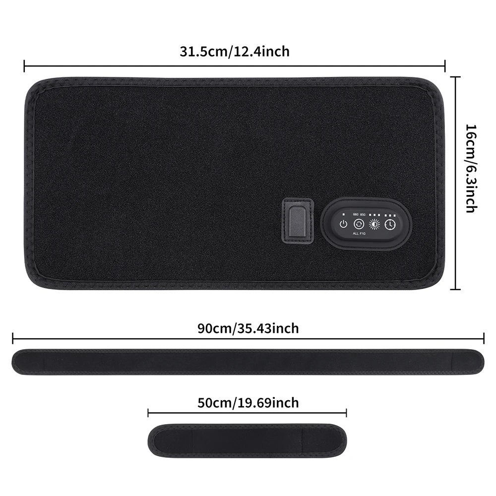 Red and Infrared Light Therapy Belt for Body Pain Relief